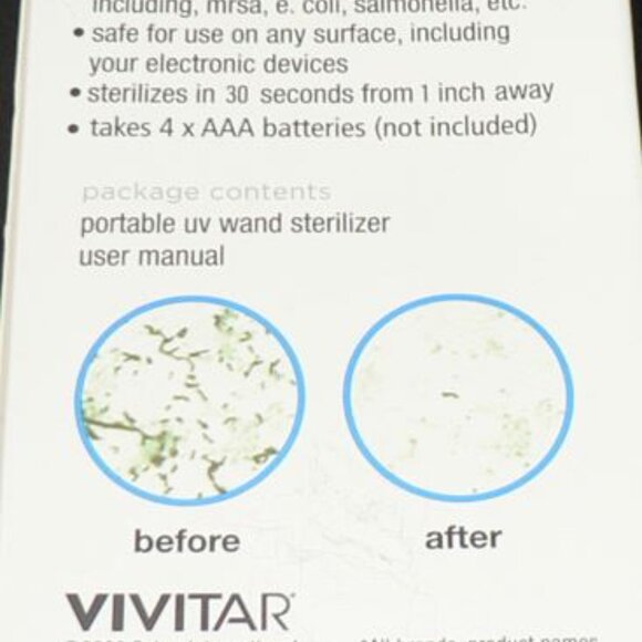 Vivitar Pure Mobile UV Disinfecting Handheld Sanitizer Wand in PinkMSRP $20 - Picture 4 of 5